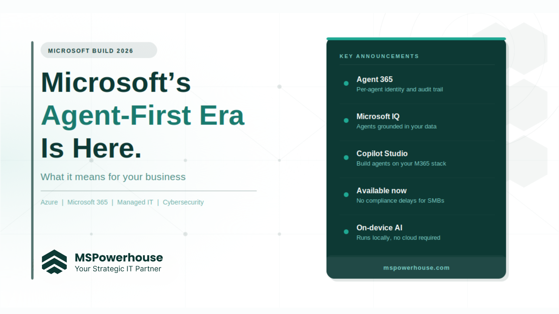 Microsoft's Agent-First Era: What It Means for Your Business