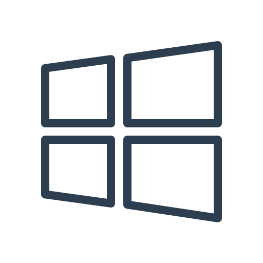 Windows logo icon, four squares design